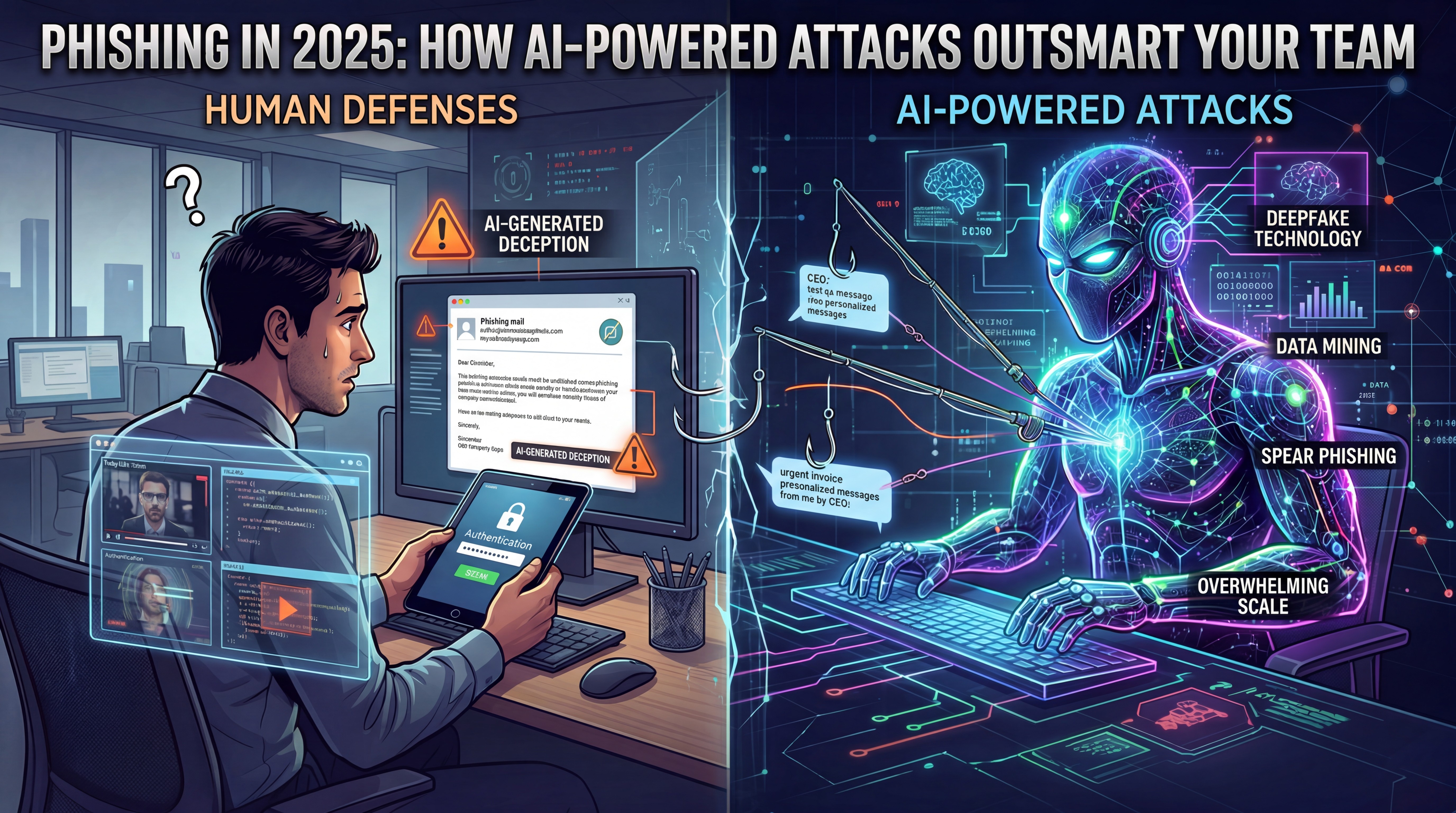 Phishing in 2025—How AI-Powered Attacks Outsmart Your Team | Bitscaled ...